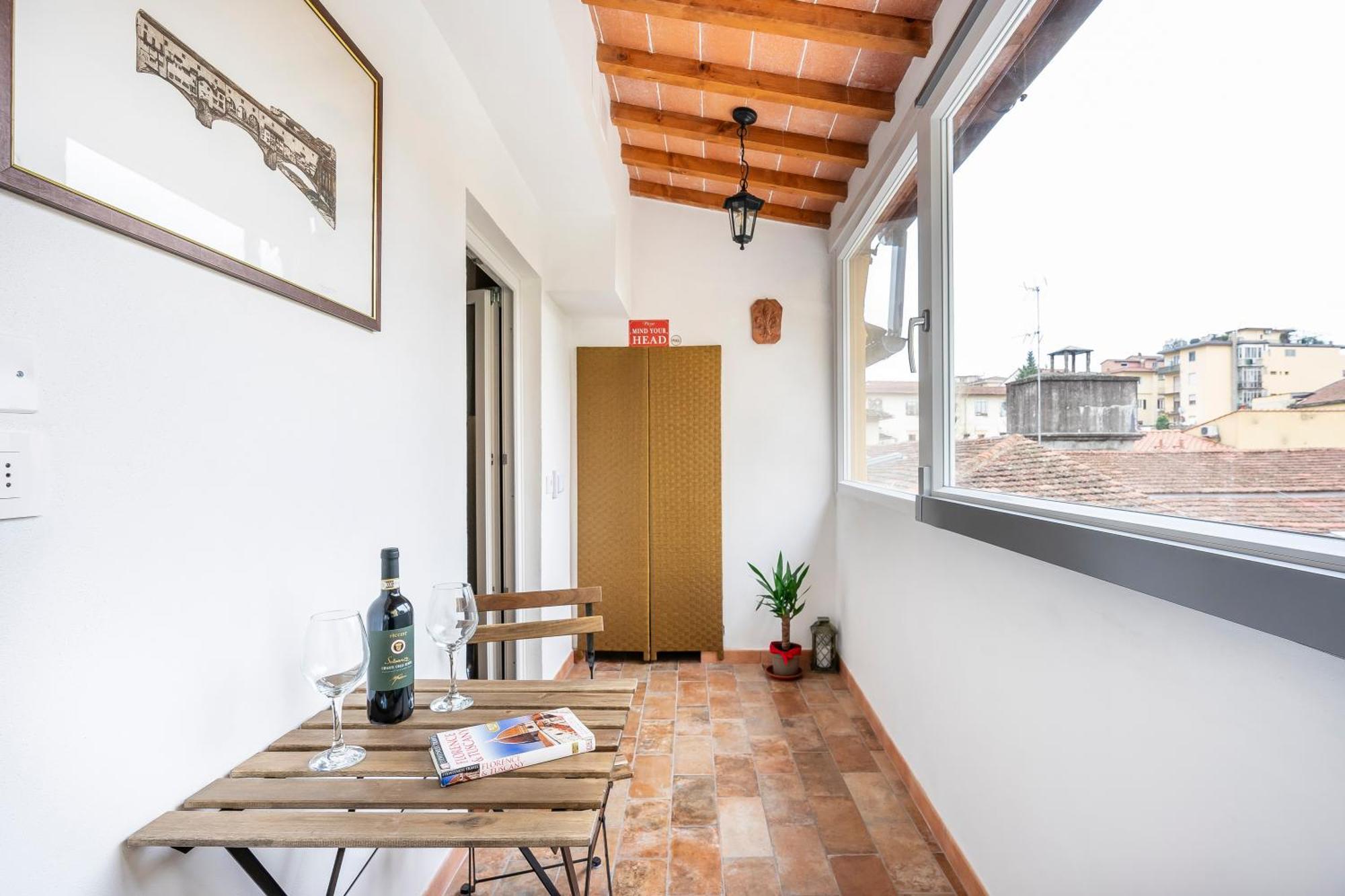Flat Moon Over Florence, Terrace, Free Parking, Glutenfree Area *